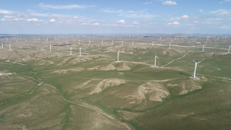 400,000kW wind farm in Siziwang, Inner Mongolia